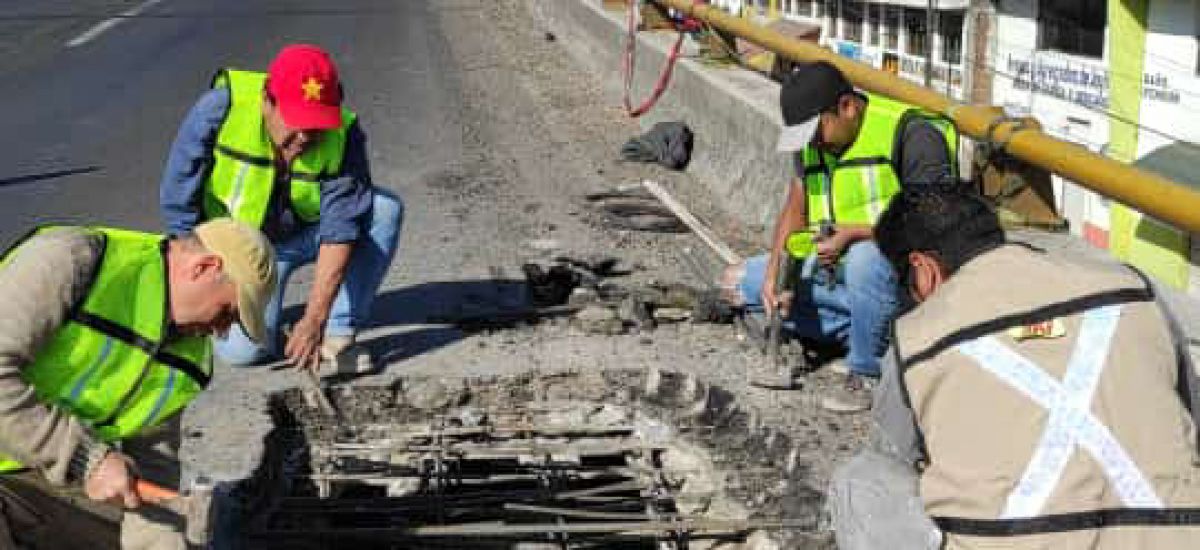 Repara SCOP fractura de losa de concreto...