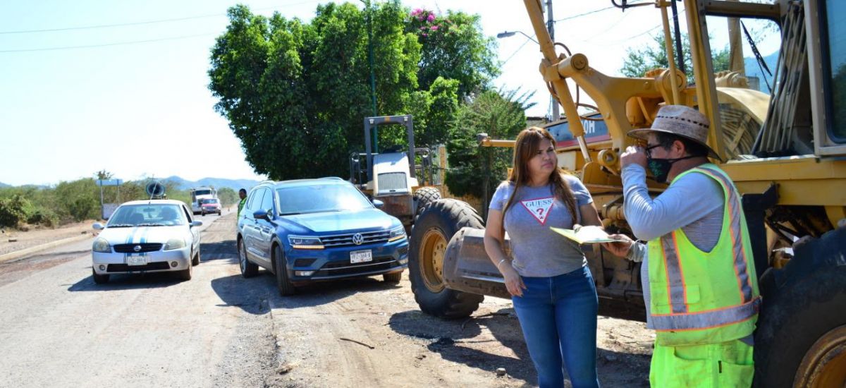 Alcaldesa de Tiquicheo supervisa rehabilitación del tramo...