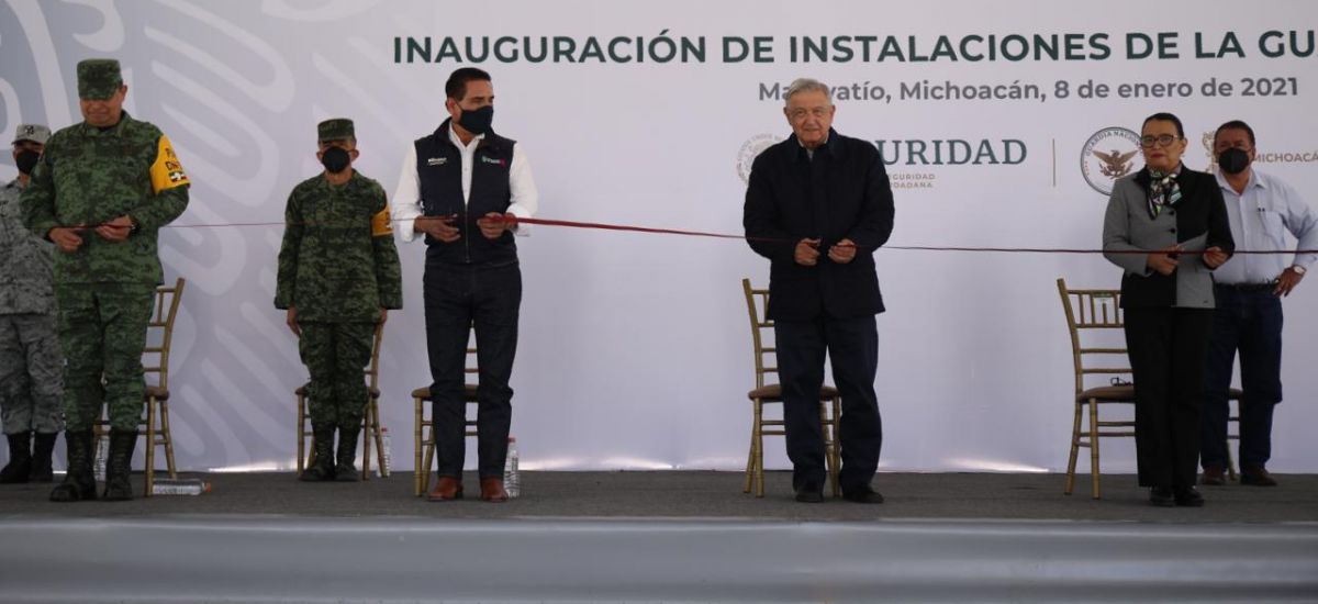 En Maravatío, presidente inaugura instalaciones de la...