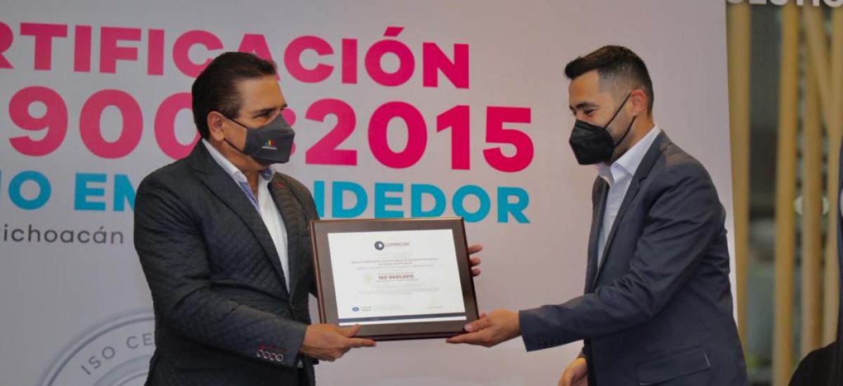 Recibe Espacio Emprendedor certificación ISO 9001:2015