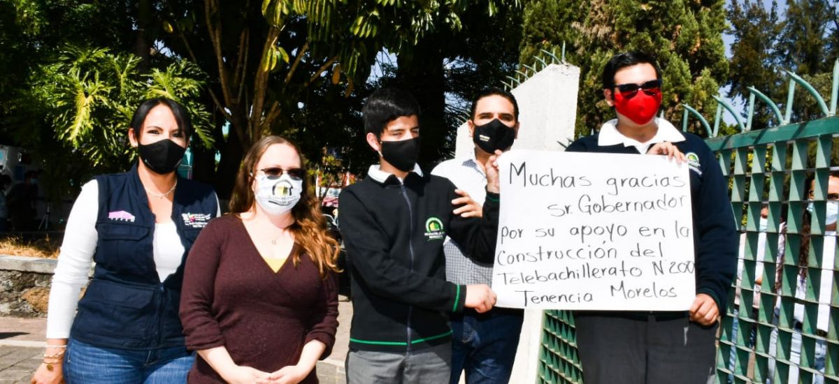 Cumple Gobernador con comunidad educativa del Telebachillerato...