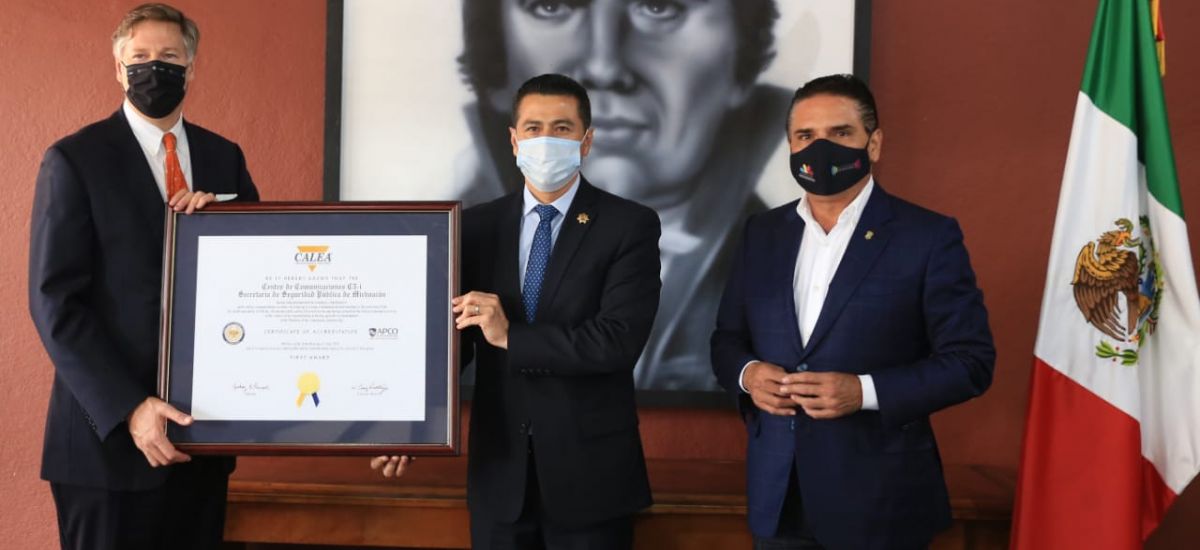 Recibe Michoacán de Embajada de EU certificado...