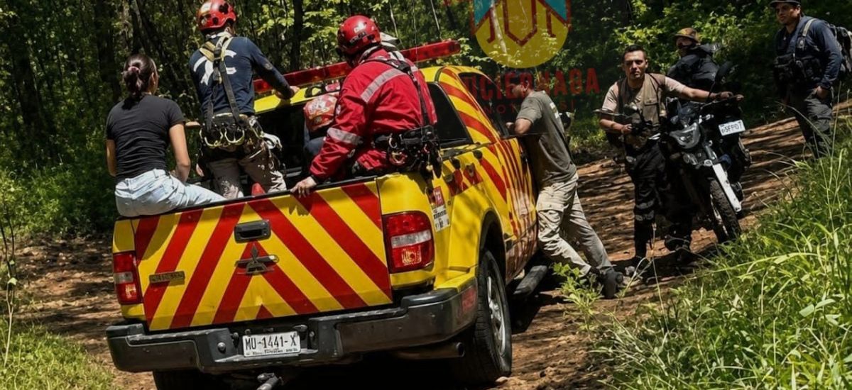 Luciernaga noticias | Rescatan a ciclista...