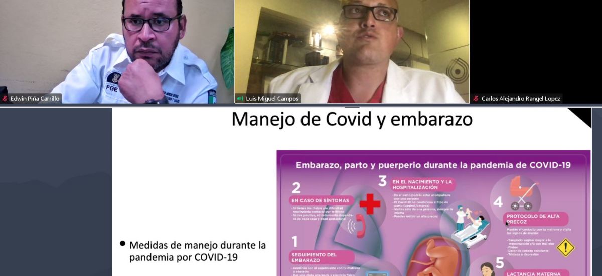 Imparte FGE conferencia “COVID 19 y el...