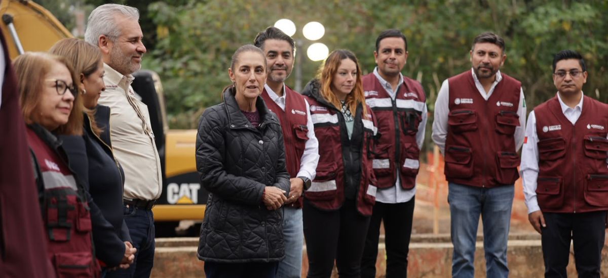 Luciernaga noticias | Sheinbaum constata a...