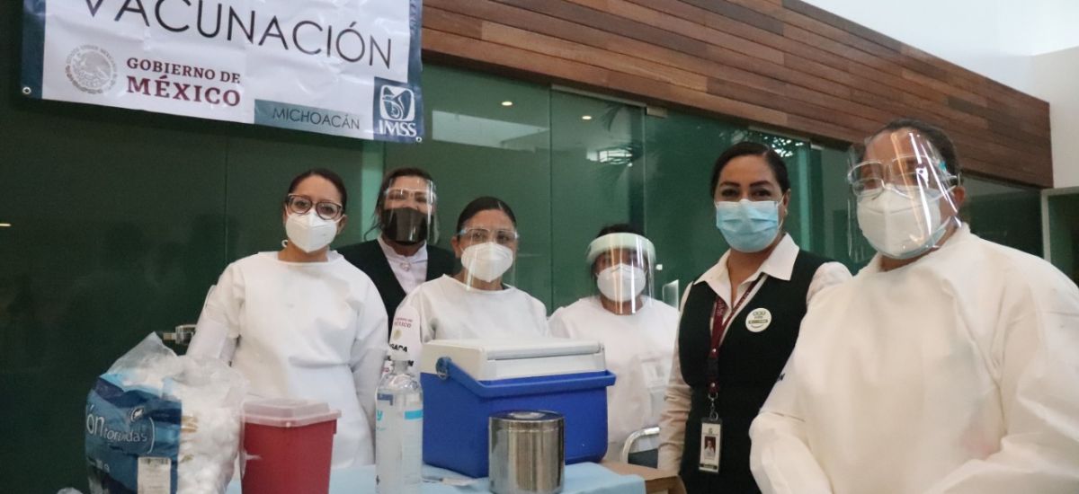 Inició IMSS Michoacán aplicación de segunda dosis...
